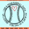 Loud and proud baseball mama svg