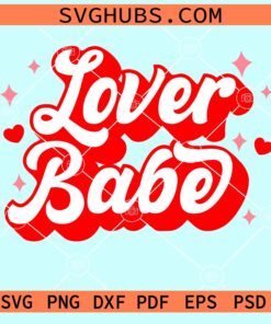 Lover babe retro svg