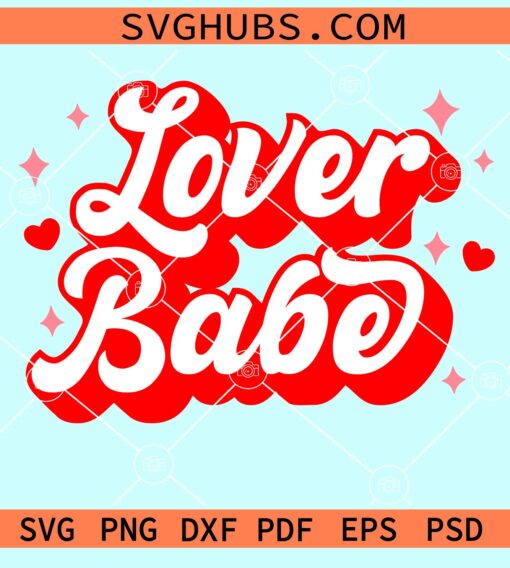 Lover babe retro svg