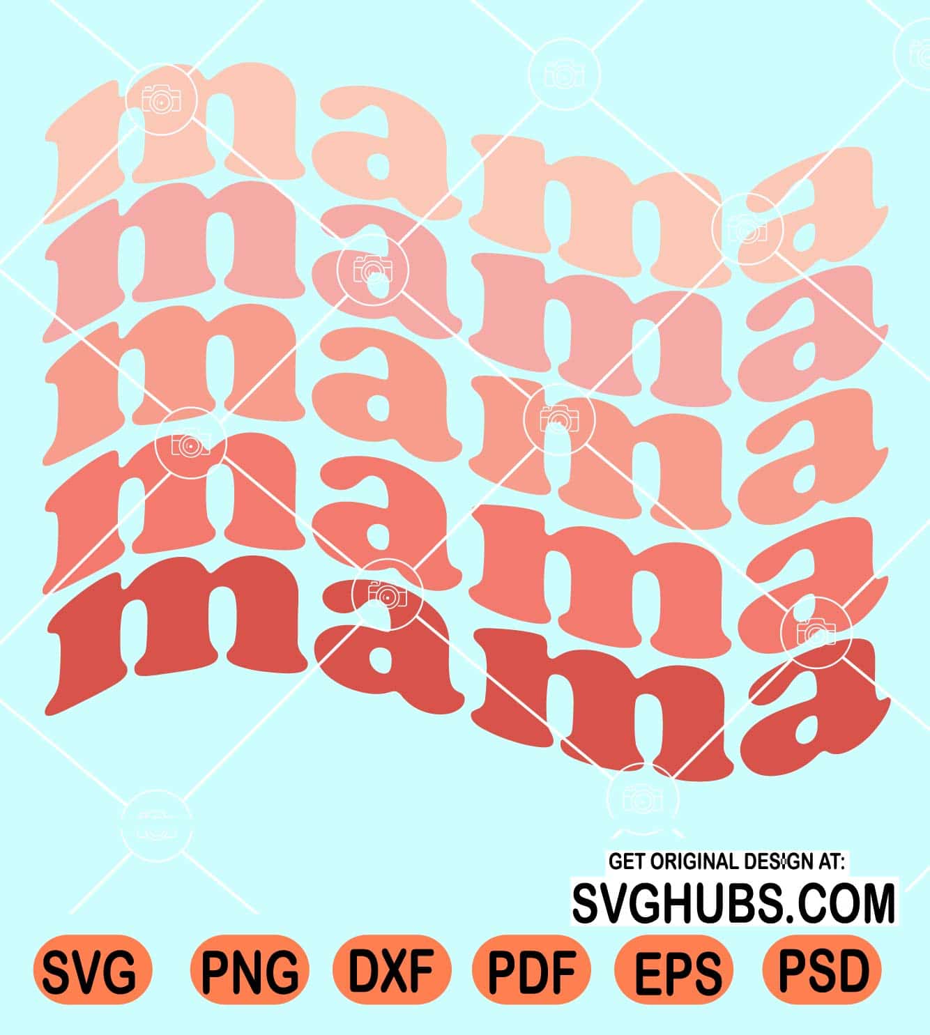 Mama Letters SVG