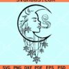 Marijuana Moon Svg