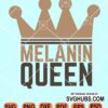 Melanin queen svg