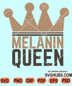 Melanin queen svg