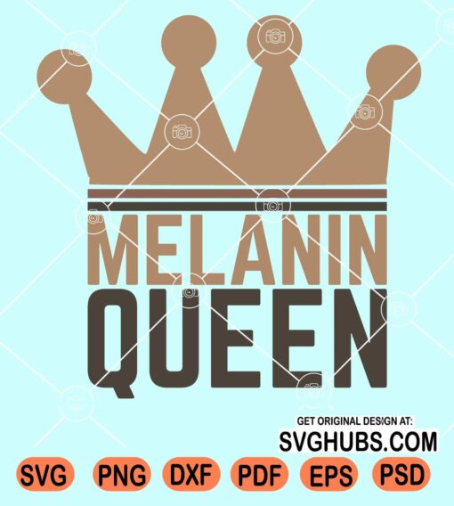 Melanin queen svg