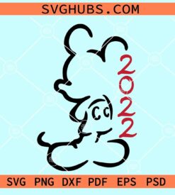 Mickey Mouse 2022 svg