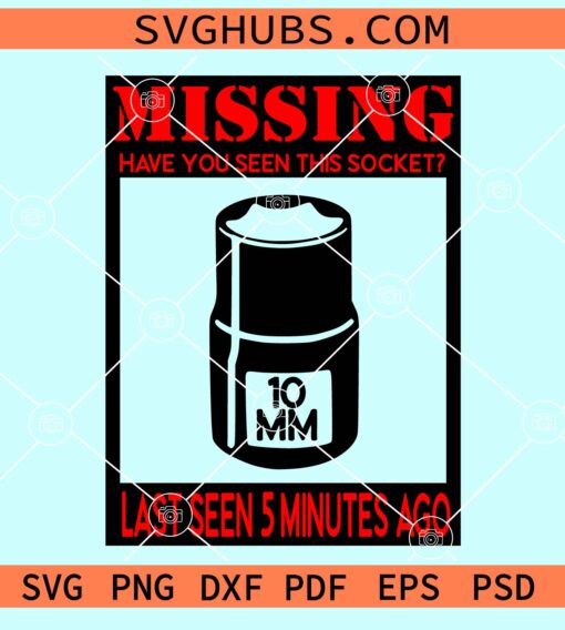 Missing Have you seen this socket last seen 5 minutes ago svg