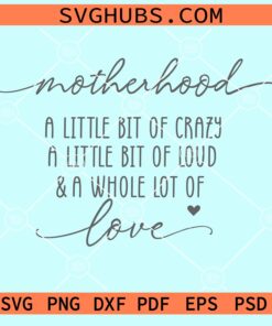 Motherhood definition svg