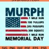 Murph memorial day svg