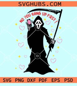 No you hang up first ghost svg