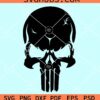 Punisher skull Clipart svg