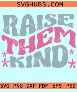 Raise them kind wavy letters svg