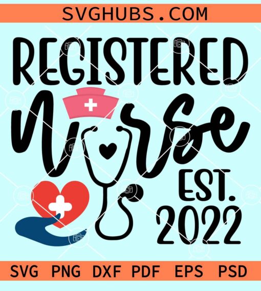 Registered nurse est 2022 svg