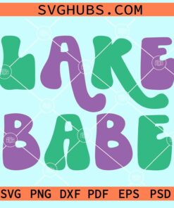 Retro Lake babe svg