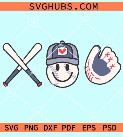 Retro baseball svg