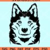 Siberian husky Clip Art svg