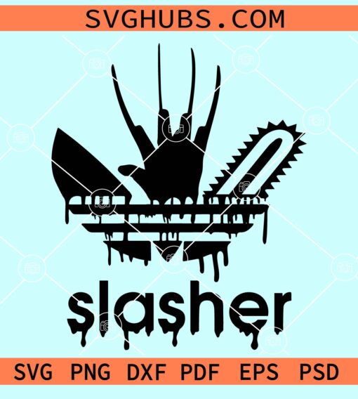 Slasher halloween svg