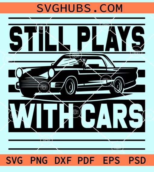 Still plays with cars svg