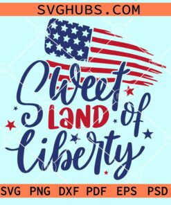 Sweet land of liberty svg