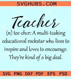 Teacher definition svg