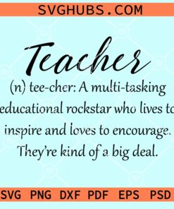 Teacher definition svg
