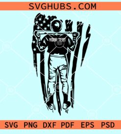 US Baseball player monogram svg