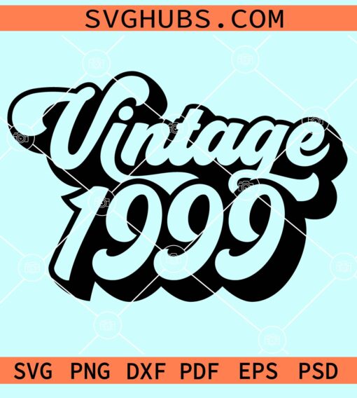 Vintage 1999 svg