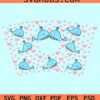 Whale lover Starbucks cup full wrap svg