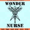 Wonder nurse Caduceus Svg