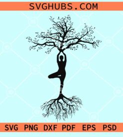 Yoga Tree of Life svg