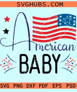 American baby svg