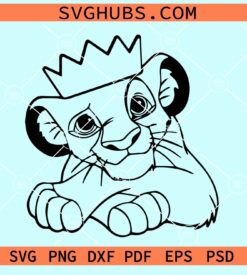 Baby Lion King Svg