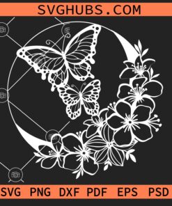 Floral butterfly circ