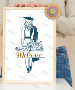 Graduation split frame svg