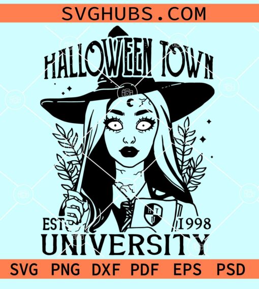 Halloween town university svg
