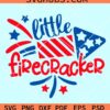 Little Firecracker 4th of July SVG
