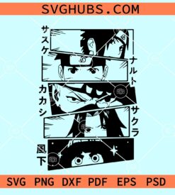 Naruto Face Svg