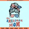 Retro all American mom SVG