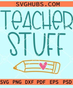 Teacher stuff svg