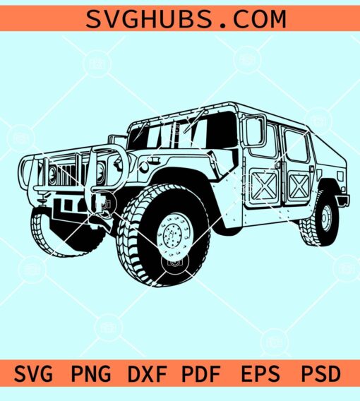 US army Humvee svg