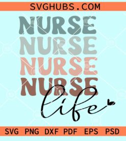 Vintage nurse life SVG