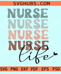 Vintage nurse life SVG