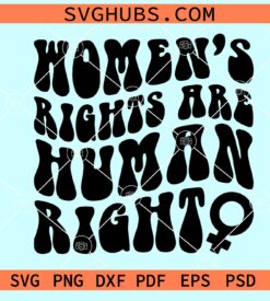 Women rights are Human rights SVG