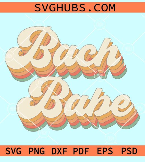 Bach babe retro svg