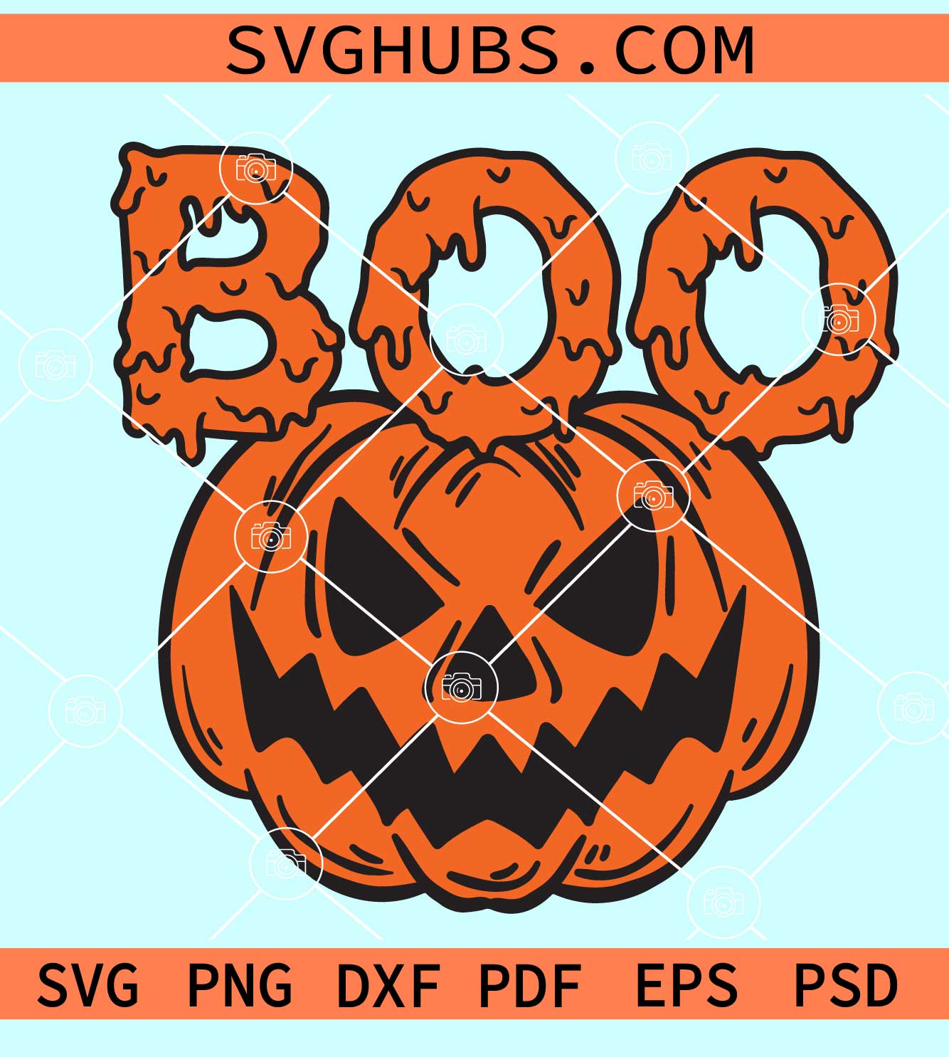 Boo pumpkin SVG, Boo Halloween pumpkin svg, Halloween svg files