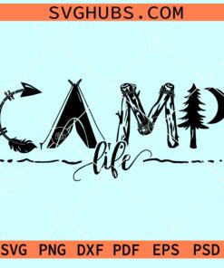 Camp life svg