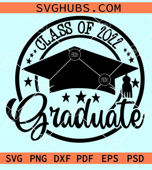 Class of 2022 graduate svg