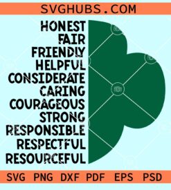 Girl scout definition svg