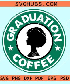 Graduation coffee svg