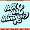 Hot girl summer retro svg