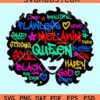 Melanin queen svg